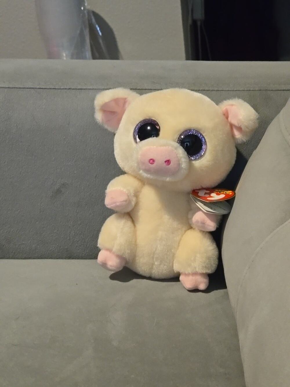 Ty Beanie Boos 6” Piggley the Pig w/ HT 2019